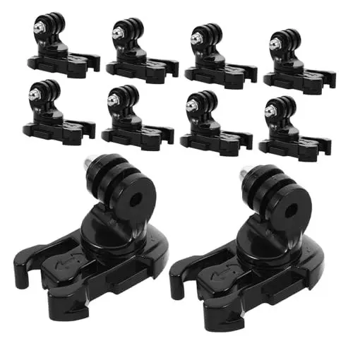 Produktbild: HOMSFOU 10 Stück Action-Kamera-Adapter-rändelschrauben Für Vertikale Montage J-Haken-schnallenhalterung Universelle Passform Für Kameras