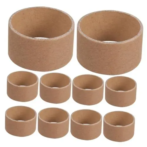 Produktbild: HOMSFOU 10stücke Kraftpapierröhren Pappröhre Für DIY-bastelbedarf Papierröhren Zum Basteln Bastelröhren Aus Pappe Toilettenpapierrollen Zum Basteln