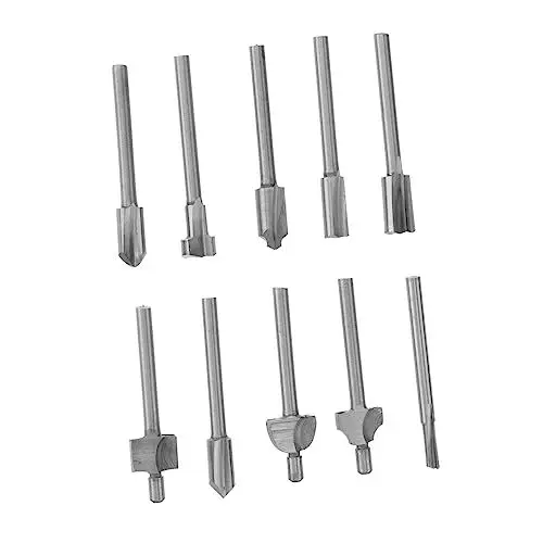 Produktbild: HOMSFOU 10stücke Teiliges Set -nitrit Beschichtete Fräser Für Elektrische Werkzeuge Geeignet Für Präzise Holzbearbeitung Und Cnc-maschinen Langlebig Und Effizient