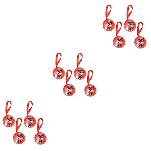 Produktbild: HOMSFOU 12 STK Weihnachtssüßigkeiten Süßigkeiten Weihnachtsschmuck Weihnachtsgeschenkdosen Retro-dosen Aus Weißblech Für Süßigkeiten Weihnachtskeksdosen Blechbüchse Kind Europäischer Stil