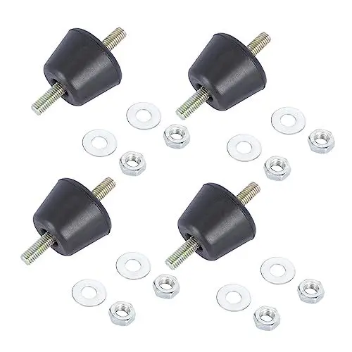 Produktbild: HOMSFOU 12 Stk Stoßdämpfer Der Klimaanlage Vibrationsisolierende Halterungen Antivibrationsluft Anti-vibrations-matte Anti-vibrations-pads Isolator Stoßfest Benzin Gummi