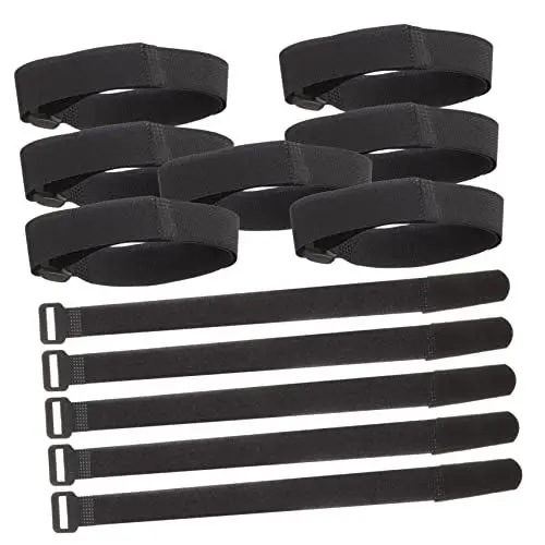 Produktbild: HOMSFOU Robuste Kabelbinder Mit – 12er-packung Wiederverwendbare Kabelbinder Bänder Fürs Fahrrad Kabelmanagement