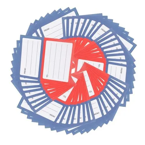Produktbild: HOMSFOU 150 Stück Versandetikett Etiketten aufkleben Umschläge Post- klebrig Mailer adressetiketten Paketaufkleber Büroetiketten Verpackungsetikett Klebeetiketten zum Beschriften Papier