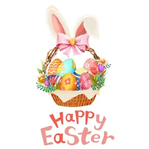 Produktbild: HOMSFOU 1 Blatt Wandtattoo Ostern Ostern-wanddekorationen Osterfensteraufkleber Osterspiegelaufkleber Osterzubehör Türaufkleber Zu Ostern -kühlschrankaufkleber Pvc Hase Wandtattoos