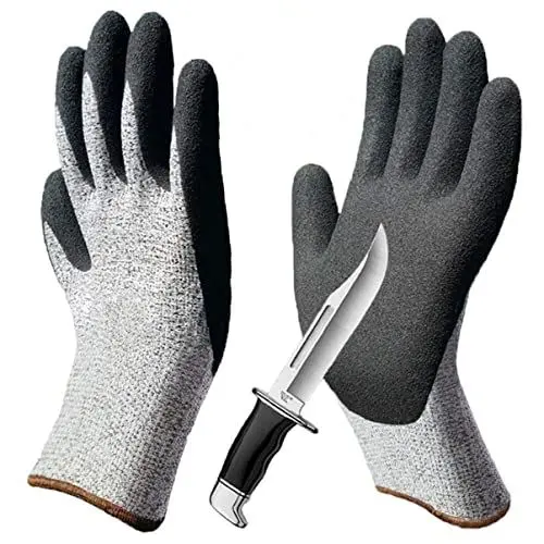 Produktbild: HOMSFOU 1 Paar Schutzhandschuhe Maschinenhandschuhe Sicherheitshandschuhe Arbeitshandschuhe
