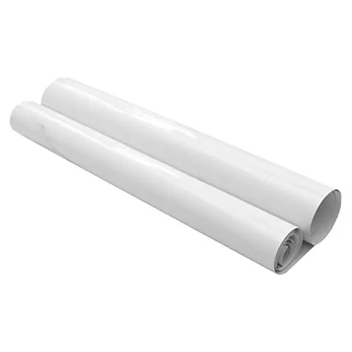 Produktbild: HOMSFOU 1 Rolle Marmor Aufkleber Dekofolie Dekorfolie Küchenrückwandaufkleber Wasserfeste Fliesenaufkleber Keramikdekor Aluminiumfolie Hintergrund Keramikfliesen Weiß