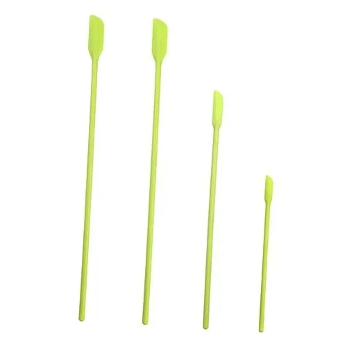 Produktbild: HOMSFOU 1 Satz 4st Marmeladenspatel Schaber Gemüseschaufel Ketchup Flasche Silikonlöffel Make- up Spachtel Mini Kosmetische Spatel Soßenkelle Esskastanien Kaufen Langen Griff Kleber Würze
