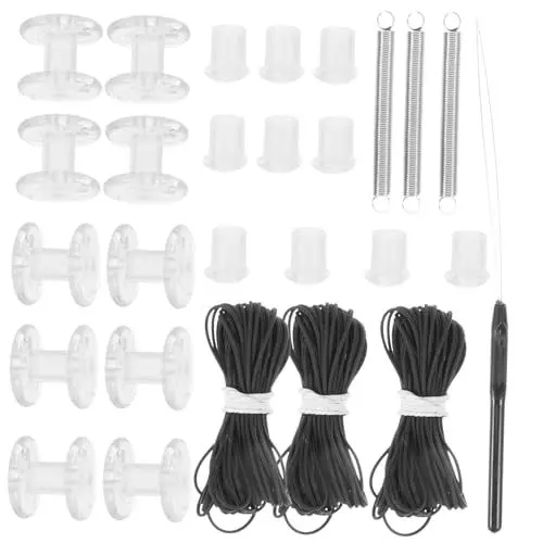 Produktbild: HOMSFOU 1 Set Vorhang Zubehör Für Wohnmobil Plissee Reparatur Plissee Schnur Restring Set Für Plissee Sonnenschutz