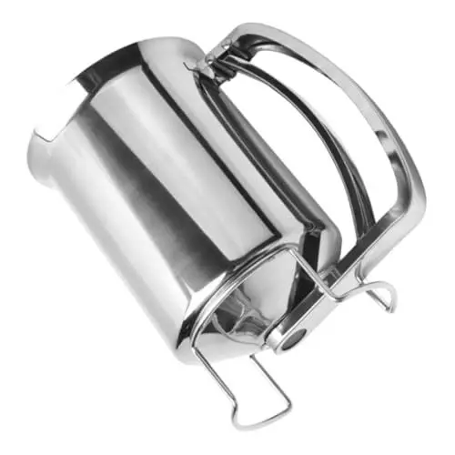 Produktbild: HOMSFOU 1 Stück Trichter Edelstahl Trichter Wasserkrug Auslauf Edelstahl Schneebesen Trichter Kuchenmischung Zutaten Trichter Küchenwerkzeug Flüssigkeit Pfannkuchen Maker Edelstahl Silber