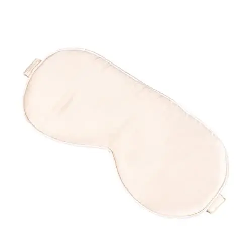 Produktbild: HOMSFOU 1stk Glatte Augenmasken Schlafbrille Nachtschlafmaske Augenmaske Mit Seidenfüllung Augenschutz Schatten Blackout Augenklappe Tiefe Ruhe Augenmasken Luxus Stirnband Mann