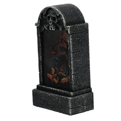 Produktbild: HOMSFOU Halloween Dekoration Lichter Grabstein Schmuck Desktop Lampe Für Decor