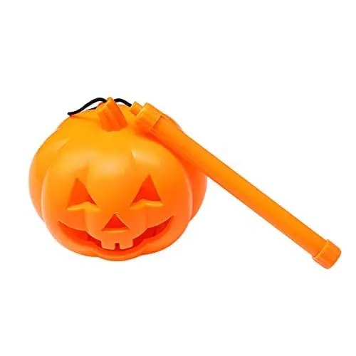 Produktbild: HOMSFOU 1stk Halloween-kürbislaterne Halloween-led-laternen Outdoor- Jack o Lantern Kürbisse Halloween-kürbis-dekoration Halloween Hängende Laternen Plastik Scheinen Nachtlicht