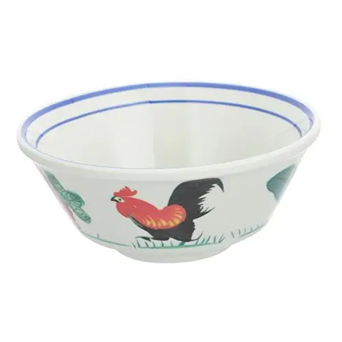 Produktbild: HOMSFOU 1stk Hühnerschale Ramen Schüssel Weiß Mikrowelle Headset