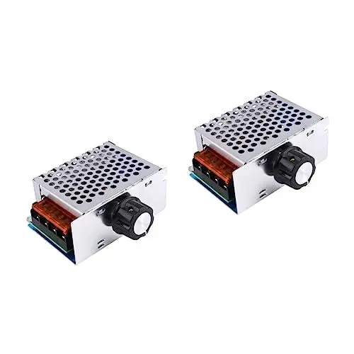 Produktbild: HOMSFOU 2St 4000 W Spannungsregler czajnik small engine Elektronischer Temperaturregler Elektronischer Spannungsregler grill electric Dimmer-Controller Motorsteuerung Modul Dimmregler