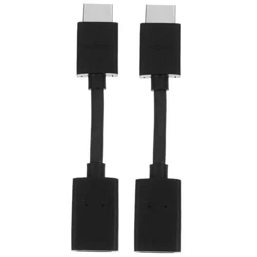 Produktbild: HOMSFOU 2St Adapterkabel weiblich männlich verlängertes Kabel Displayport zum Adapter Kabelverlängerung Hochkabel Verlängerungskabel Verbindungskabel Black