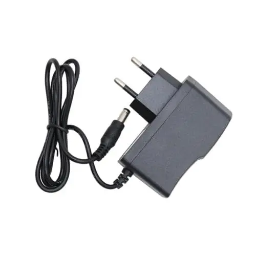 Produktbild: HOMSFOU 2St EU-Stecker-Wechselstrom-Wandladegerät DC 12V 1A Netzteil 12-V-Wechselstromadapter EU-Steckeradapter Black