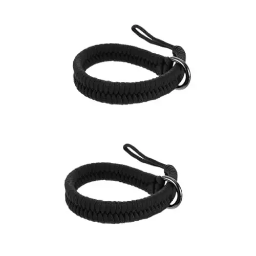 Produktbild: HOMSFOU 2St Kamera-Armband Spiegelreflexkamera Kamera im Freien Reisekamera tragbarer Kameragurt uhrenarmbänder Kamera-Handschlaufe Armband für DSLR Mikro-Single Paracord Geflochtenes Seil