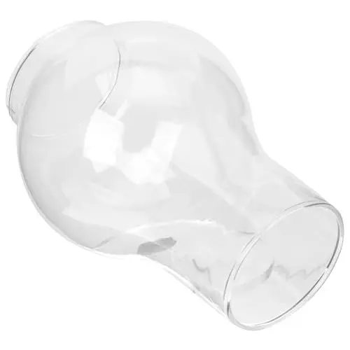 Produktbild: HOMSFOU 2St Lampenschirm aus Kohleglas Austausch der Schornsteinlampenkugel Kaminlampe Lampenkamin wandleuchte schrankleuchten Laterne Retro Lampenschirm aus Glas Zubehör für Öllampen