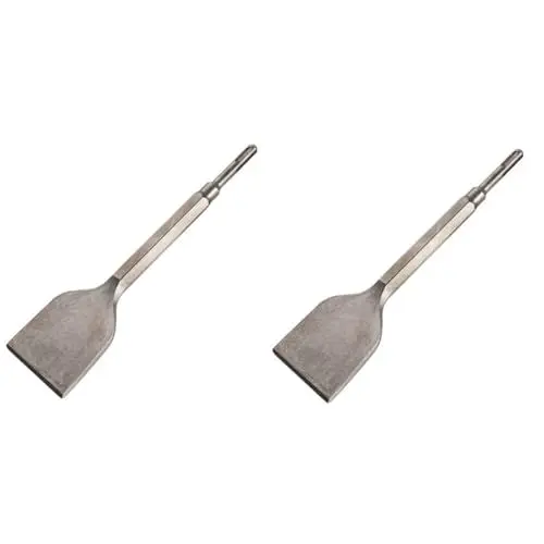 Produktbild: HOMSFOU 2St Meißel fliesenleger werkzeug handwerkzeug Multiple use chisel Rust-resistant chisel Betonwerkzeug konkrete Werkzeuge Mauerwerk Wandschaber Bodenschaber Verchromter Stahl Silver