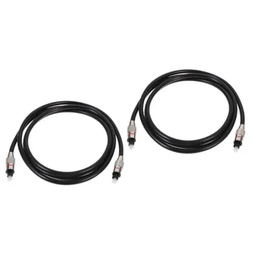 Produktbild: HOMSFOU 2 Stücke Kompatibel 1 5 M Glasfaserkabel Audiokabel Für Tv 250 Mb/s Digitale Übertragung
