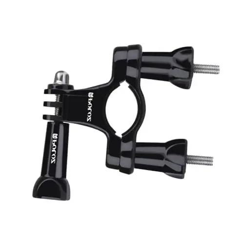 Produktbild: HOMSFOU 2 STK Kamera-stützgestell Kameragestell Kamerahalterung Fahrrad Kamera Halterung Fahrrad Telefon Halterung Kameraunterstützung Halter Montieren Action-Kamera-Halterung Black