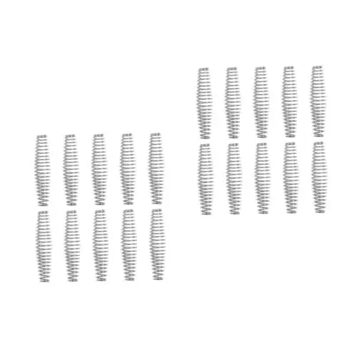 Produktbild: HOMSFOU 2 Sätze Obst-effilierschere Mit Federspirale Astwerkzeugfedern Winzige Federn Edelstahlfedern Scherfedern Für Den Garten Trimmschere Feder Rostfreier Stahl Silver 10 Stück * 2