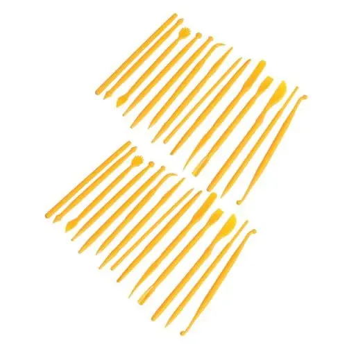 Produktbild: HOMSFOU 2 Sätze Sets Teiliges Töpferwerkzeug Set Kunststoff Dekorationsstifte für DIY Tonmodellierung und Skulpturen für Anfänger und Profis