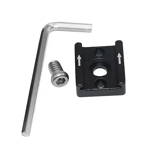 Produktbild: HOMSFOU 2X Cold Shoe Blitzadapterhalterung Metallkonstruktion 1/4
