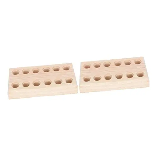 Produktbild: HOMSFOU 2 Stück 12 werkzeugbank werkzeugtisch werkzeugschrank Werkzeugregal Handwerks-Organizer wergzeugkoffer holzregal Handwerks-Box Lagerung Log-Rahmen Lagerregal Flacher Mund hölzern