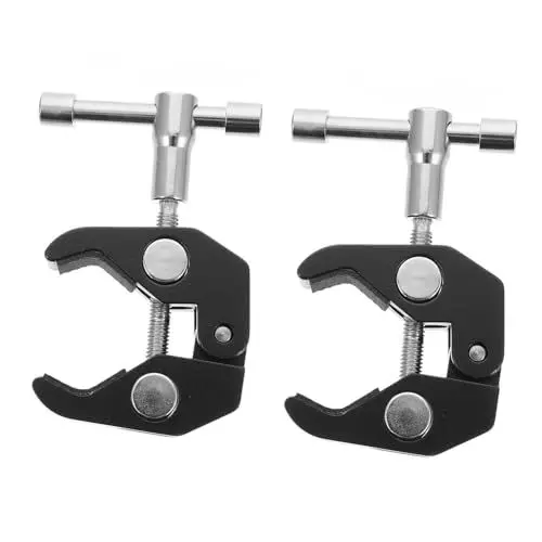Produktbild: HOMSFOU Super Clamp Aluminiumlegierung 1/4 Zoll 3/8 Zoll Gewinde Kamera Klemmhalterung Nicht Gummi Für Sichere Ausrüstung