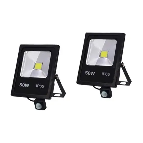 Produktbild: HOMSFOU 2 Stück LED Flutlichter Für Den Außenbereich Superhelles Flutlicht Für Den Außenbereich