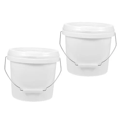 Produktbild: HOMSFOU 2stücke Eimer Mit Deckel Multifunktionale Malereimer Robuste Buckets Für Flüssigkeiten Lösung Für Malerei Und Transport