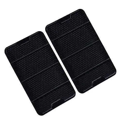 Produktbild: HOMSFOU 2st Armaturenbrettmatte rutschfest Anti-rutsch-armaturenbrett-pad Armaturenbretthalter Matte rutschfeste Armaturenbrettmatte Autozubehör Für Den Innenraum Armaturenbrett Matte