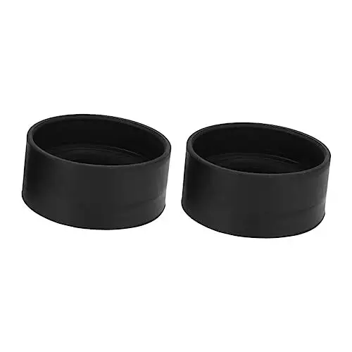 Produktbild: HOMSFOU 2st Brillenzubehör Augenschutz Teleskop-augenmuscheln Vergrößern Miniskop Teleskop Okular Teleskopschutz Scheuklappen Vajra Linse Mikroskop-augenmuscheln Fänger Umfang Black Gummi
