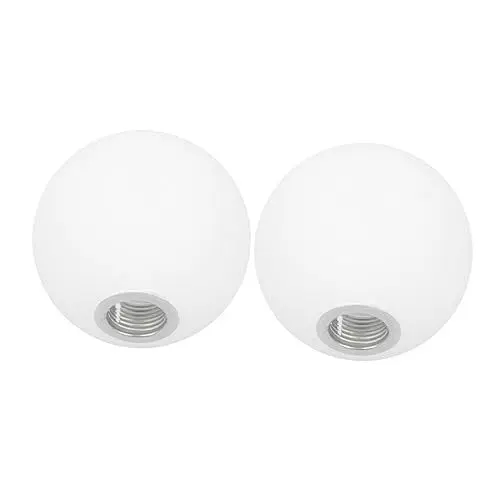 Produktbild: HOMSFOU 2stücke Lampenschirm Kugel Glas Lampenabdeckung Frosted Für Dekorative Beleuchtung Geeignet Für Wohnzimmer Schlafzimmer Büro Einfach Zu Installieren