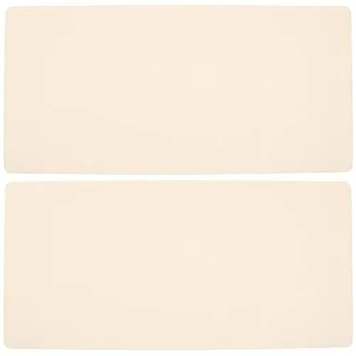 Produktbild: HOMSFOU 2st Picknickmatte Aus Pu-leder Leder-spritzmatte Platzdeckchen Tischset Hochstuhlmatte Für Boden Lebensmittelmatte Ölbeständige Tischdecke Strandmatte Picknickzubehör Camping