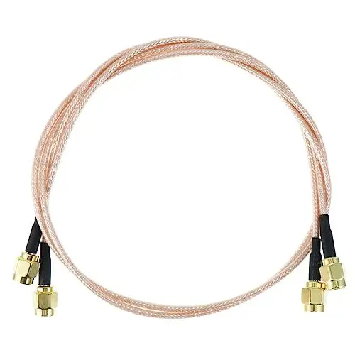 Produktbild: HOMSFOU 2st Verlängerungskabel Koaxialkabel Sma-stecker Auf Sma-stecker Hf Koaxial Koaxialkabel Konfektionierung Sma Zu Sma Stecker Kabel Antennenadapterkabel C-kabel Innere Nadel Kupfer