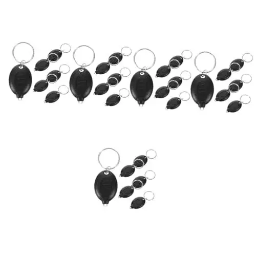 Produktbild: HOMSFOU 30 Stk Mini-Schlüsselanhängerlicht Camping Taschenlampe led hand leuchte Schlüsselringe Taschenlampen Schlüsselanhänger Notfall-Taschenlampe tragbare Schlüsselanhänger-Taschenlampe