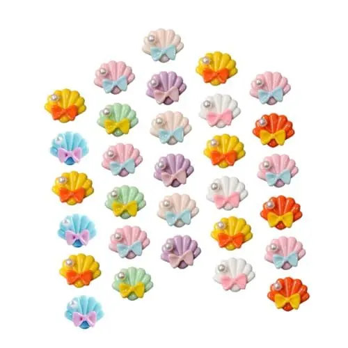 Produktbild: HOMSFOU 30 Stück Diy Harz Charms Resin Dekorationen für Handyhüllen Haarschmuck und Scrapbooking Hochwertige Bruchsichere Materialien für Projekte