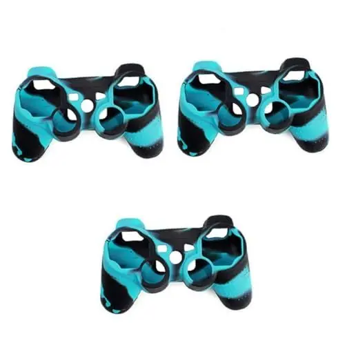 Produktbild: HOMSFOU 3 Stück Silikonhüllen Für Controller Schwarz Robustes Und Bequemes Design