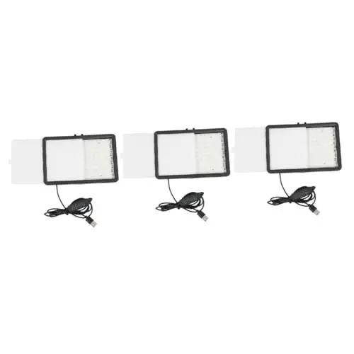Produktbild: HOMSFOU 3 Sätze Fotografie füllen Licht -Lichtpaneel Fülllicht-Set Kameralicht Kamera-Panel-Licht Kamerabeleuchtung Videolicht Fotografie-Lichter -Fotoleuchte für Tablet pp
