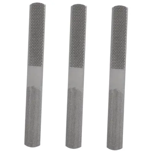 Produktbild: HOMSFOU 3 Stk Holzbearbeitungsdatei woodworking tools holzgrinder sanding paper Kunststofffeile Raspel Datei Holzbearbeitungsgerät werkzeug Holzfeile Schleiffeile 45# Stahl Grey
