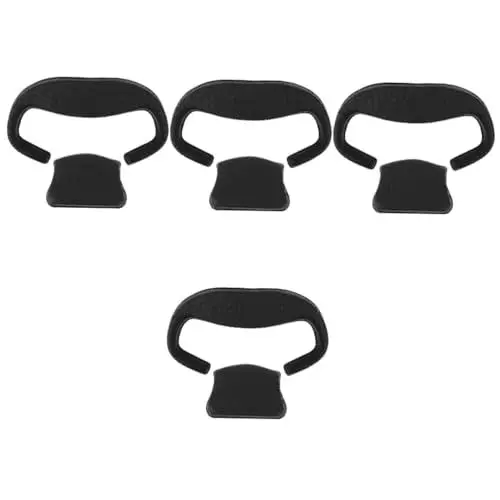 Produktbild: HOMSFOU 4 Sätze Kristall-Augenmaske Vr-Headset-gesichtskissen Unterlage Ergonomisches Vr-pad Zubehör Für Gaming-vr-headsets Vr-zubehör Vr-komfortzubehör Vr-Brillen-gesichtspolster Pu-Leder