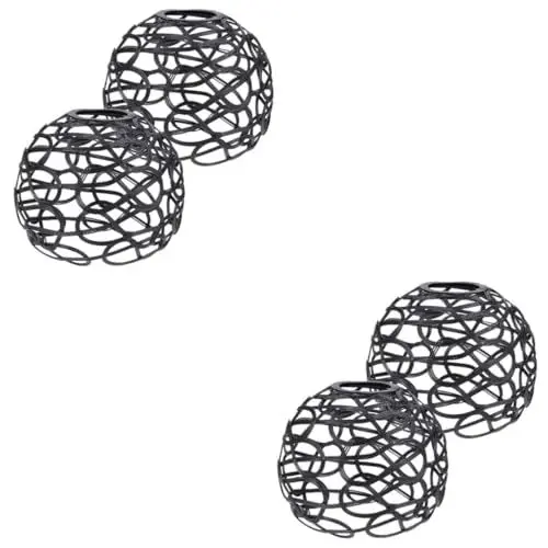 Produktbild: HOMSFOU 2sets Stilvolle Decke Lampe Schatten Dekorative Eisen Rahmen Für Schreibtisch Nacht Einfach Installieren 2 Stücke * 2