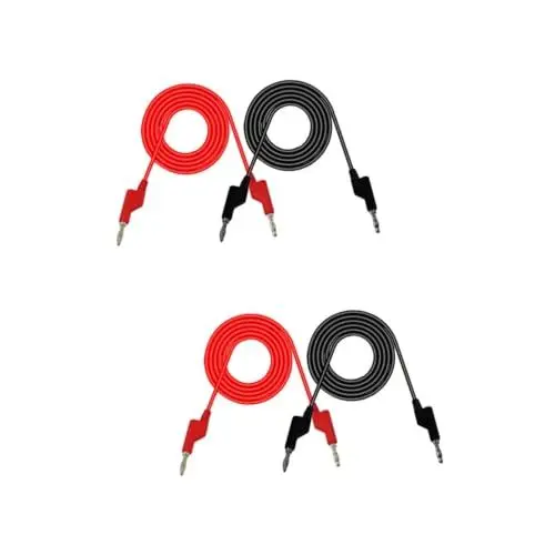 Produktbild: HOMSFOU 4 Stück Testkabel Trs-kabel Stromversorgungskabel Multimeter-test Stecker Labor Elektrische Verbindungsleitung Dcc-testleitung Y-kabel Elektrisches Kabel Testlinie Sae Kabel