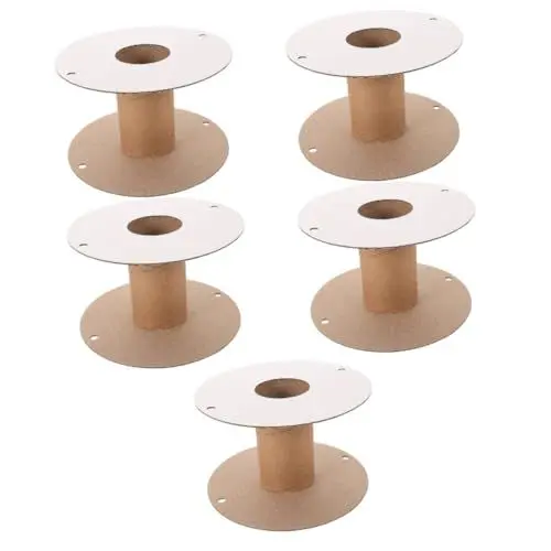 Produktbild: HOMSFOU 5St Spule Papier Platte Papierfach Kabelaufwicklung Kabelmanagement-Wickler Kabelwickler Kabelrolle elektrische Kabeltrommeln Handlich Klemmbrett Drahtklemme Kabelmanager Seil