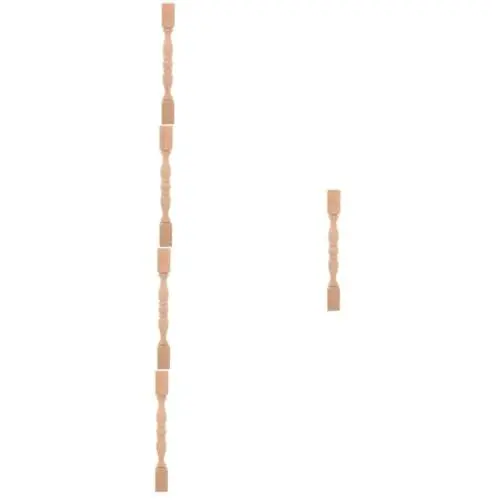Produktbild: HOMSFOU 5 Stück Massivholz Zaunteil Holz Gedrehter Pfosten Schrankpfosten Möbelbedarf Holzpfosten Tischbeine Holz Geschnitzter Pfosten Zaunpfosten Holzsäule Möbelpfosten