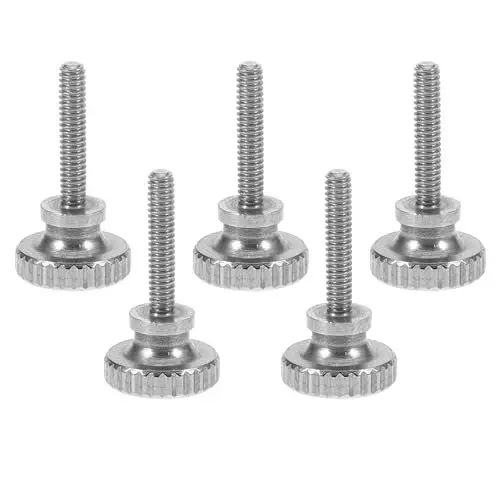 Produktbild: HOMSFOU 5stücke Edelstahlschrauben Rändelschrauben Handschrauben Metallschrauben Spiegelschraubenbefestigungen Für Einfaches Festziehen Und Verbesserte Stabilität