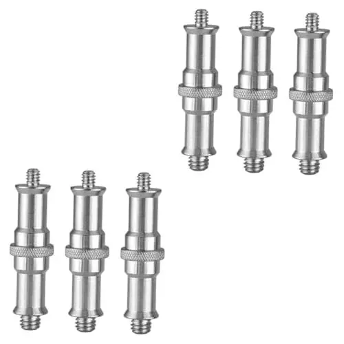 Produktbild: HOMSFOU 6 STK Kamera-Konvertierungsschraube Gewindeschraubadapter Lichtstativ für Mikrofonhalterung blitzschuhadapter lichtstativ Adapter 1/4 zu 3/8 Konverter Lichtständer Zucht