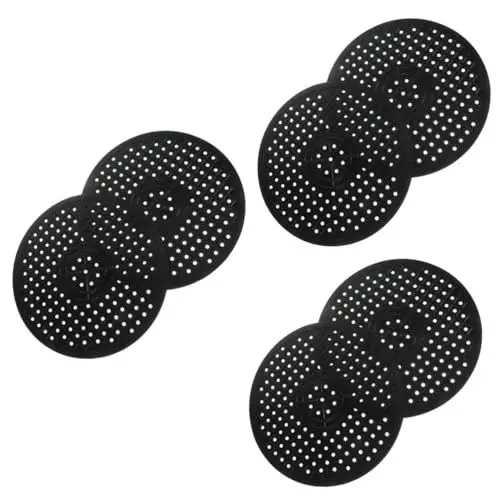 Produktbild: HOMSFOU 6 Stk Tischset abtropfen lassen Topfmatte Abtropfmatten für Geschirr Untersetzer runde Tischsets Schutzmatten für Küchenspülen Geschirrmatte zum Trocknen von Küchenmatten Zähler